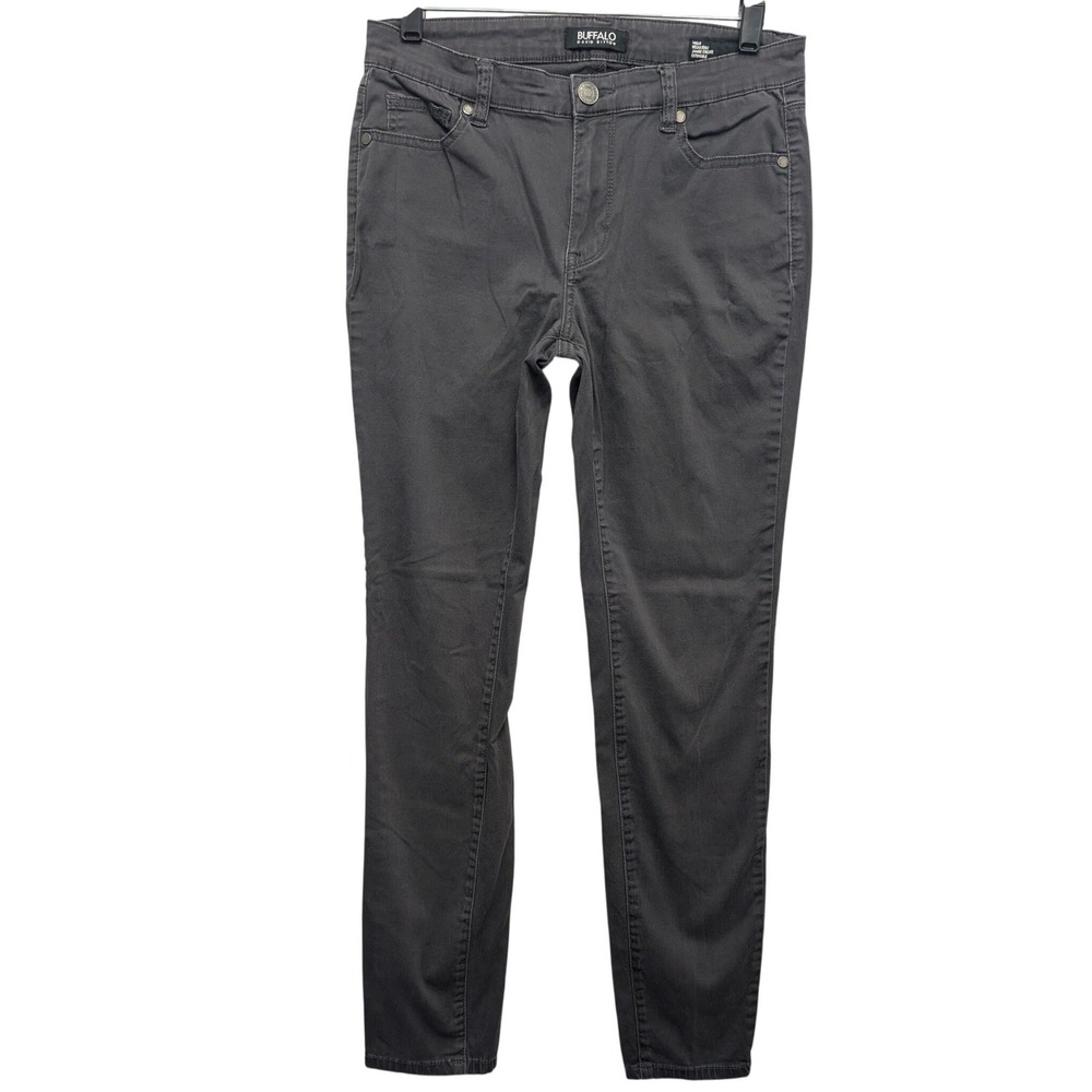 Buffalo David Bitton Hope Skinny‎ Jeans Womens Gray Mid Rise Stretch